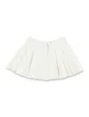 Il Gufo Skirt Pieghe Denim In White