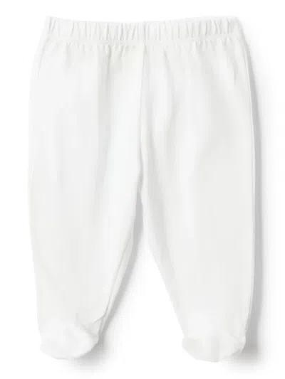 Il Gufo Babies' Sleeping Bear Trouser Set In 白色