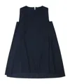 Il Gufo Sleeveless A-line Dress In Black