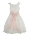 Il Gufo Sleeveless Belt Dress In White