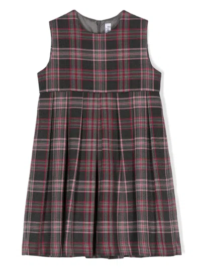 Il Gufo Kids' Sleeveless Dress In Grey