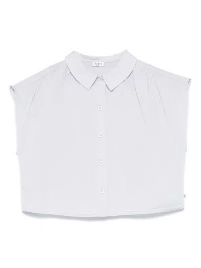 Il Gufo Kids' Sleeveless Shirt In Blue