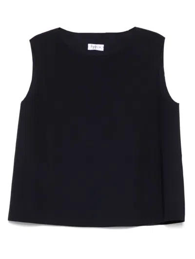Il Gufo Kids' Sleeveless Top In Blue