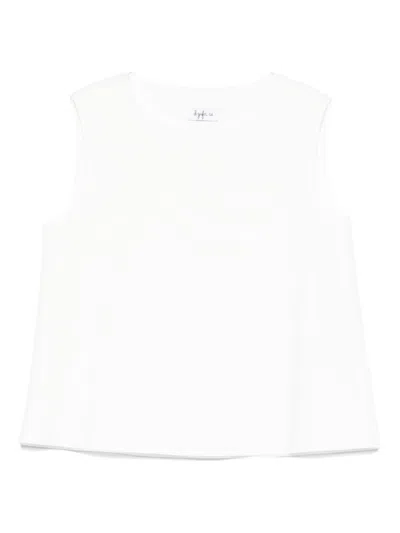 Il Gufo Kids' Sleeveless Top In White