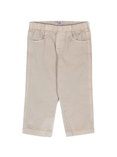Il Gufo Babies' Cotton Trousers In Conchiglia