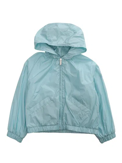 Il Gufo Kids' Spring Blue Jacket In Light Blue