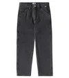 Il Gufo Cotton Straight-leg Jeans In Schwarz