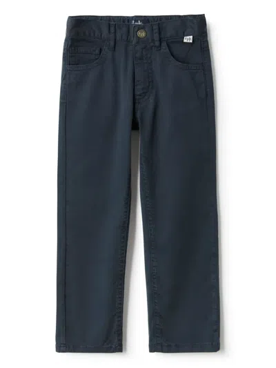 Il Gufo Kids' Straight-leg Trousers In Blue