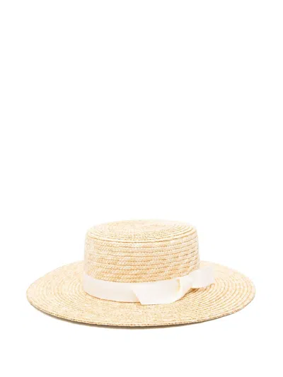 Il Gufo Kids' Straw Hat In 中性色