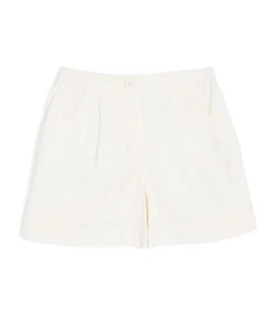 Il Gufo Kids' Stretch-cotton Bermuda Shorts (3-12 Years) In White
