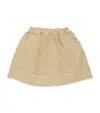 IL GUFO STRETCH-COTTON BERMUDA SKIRT