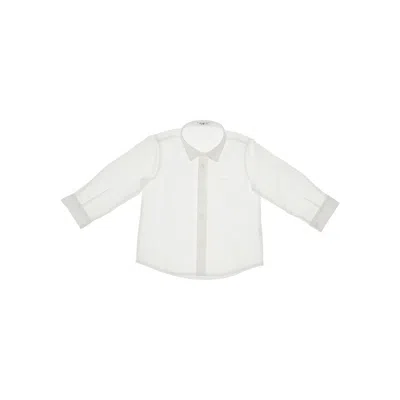 Il Gufo Stretch Cotton Shirt Kids In White