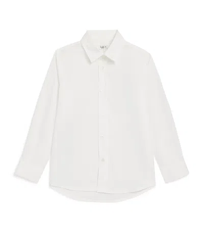 Il Gufo Kids' Stretch-cotton Shirt In White