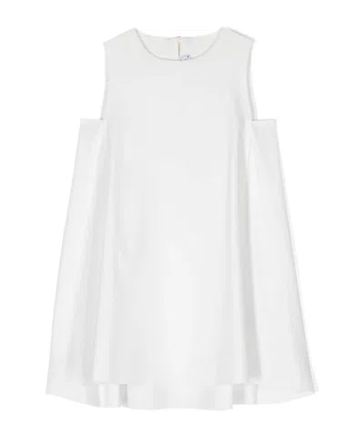 Il Gufo Stretch-design Dress In White