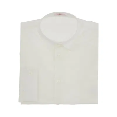 Il Gufo Stretch Poplin Shirt Kids In White