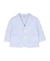 Il Gufo Stripe-pattern Cotton Blazer In Blue
