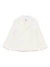 Il Gufo Striped Blazer In Neutrals