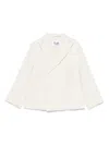Il Gufo Striped Blazer In White