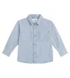 IL GUFO STRIPED COTTON AND LINEN OVERSHIRT