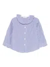 Il Gufo Striped Shirt In Blue