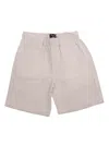 Il Gufo Striped Shorts In Beige