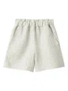 Il Gufo Striped Shorts In White