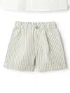 Il Gufo Striped Shorts In White