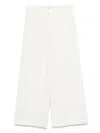 Il Gufo Striped Trousers In Neutrals