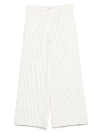 IL GUFO STRIPED TROUSERS