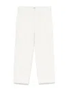 Il Gufo Striped Trousers In Neutrals
