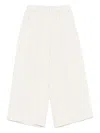 Il Gufo Striped Trousers In Neutrals