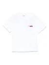 Il Gufo Sunglasses-embroidered T-shirt In 白色