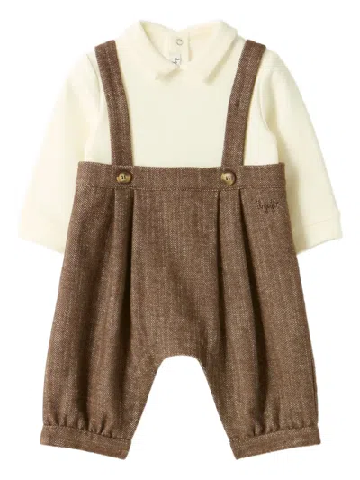Il Gufo Babies' Suspenders Romper In Multi