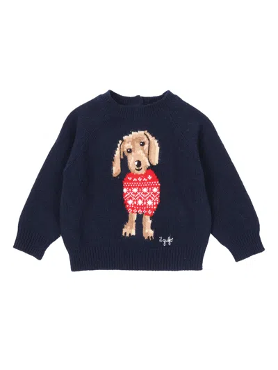 Il Gufo Babies' Sweater In Blue