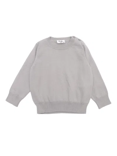 Il Gufo Kids' Sweater In Gray