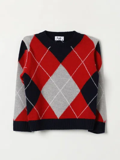 IL GUFO SWEATER IL GUFO KIDS COLOR BLUE,419075009
