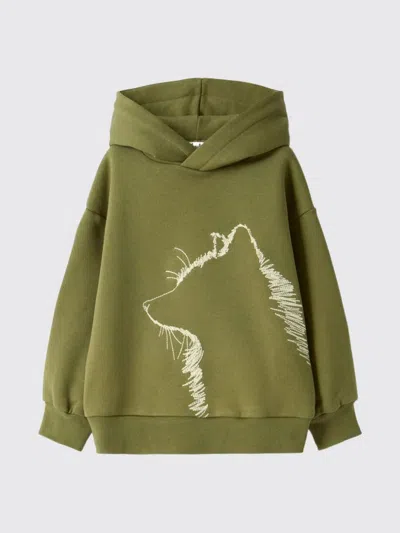 IL GUFO SWEATER IL GUFO KIDS COLOR GREEN,H65575012
