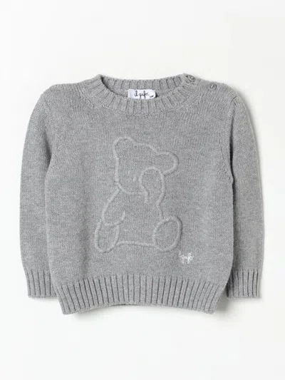 Il Gufo Babies' Sweater  Kids Color Grey In Grau