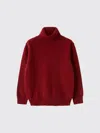 Il Gufo Turtleneck Long-sleeve Top In Red