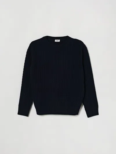 Il Gufo Sweater Kids Color Blue In Black