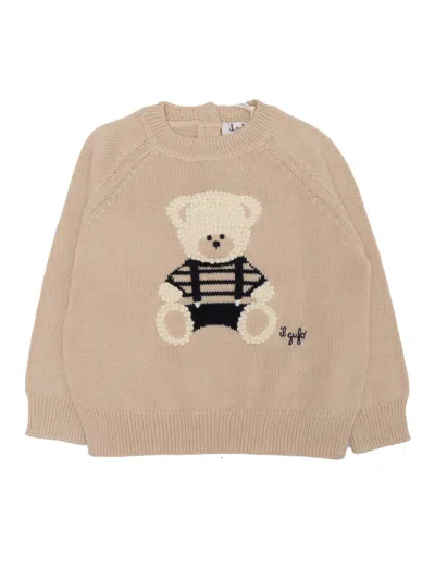 Il Gufo Kids' Sweater In Neutral