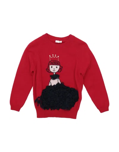 Il Gufo Kids' Sweaters In Red