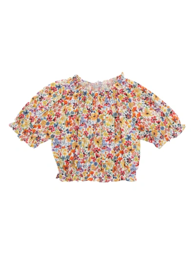 Il Gufo T-shirt Bambina Floreale In Multi