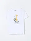 Il Gufo Illustration-print Cotton T-shirt In White