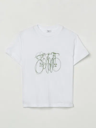 Il Gufo Kids' T-shirt In Cotone Con Stampa  In Green