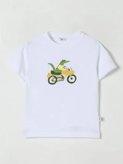 Il Gufo Kids' T-shirt In Cotone Con Stampa  In Green