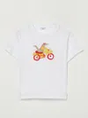 Il Gufo Kids' T-shirt In Cotone Con Stampa  In Red