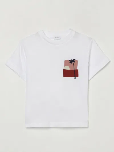 Il Gufo Kids' T-shirt In Cotone Stampata  In Pink