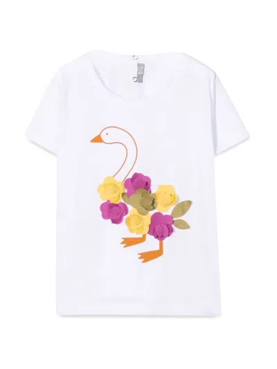 Il Gufo Kids' T-shirt M/short In White