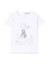 Il Gufo T-shirt M/short White/lilac In White